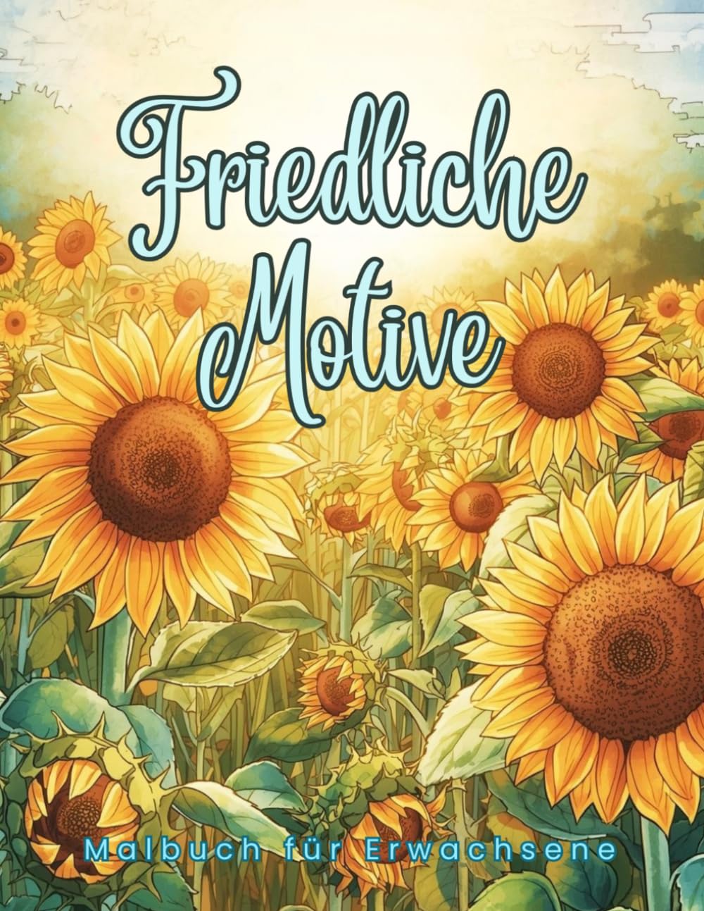 Malbuch für Erwachsene – Friedliche Motive: Entspannende Ausmalmotive zur Stressbewältigung, Achtsamkeit und kreativen Auszeit