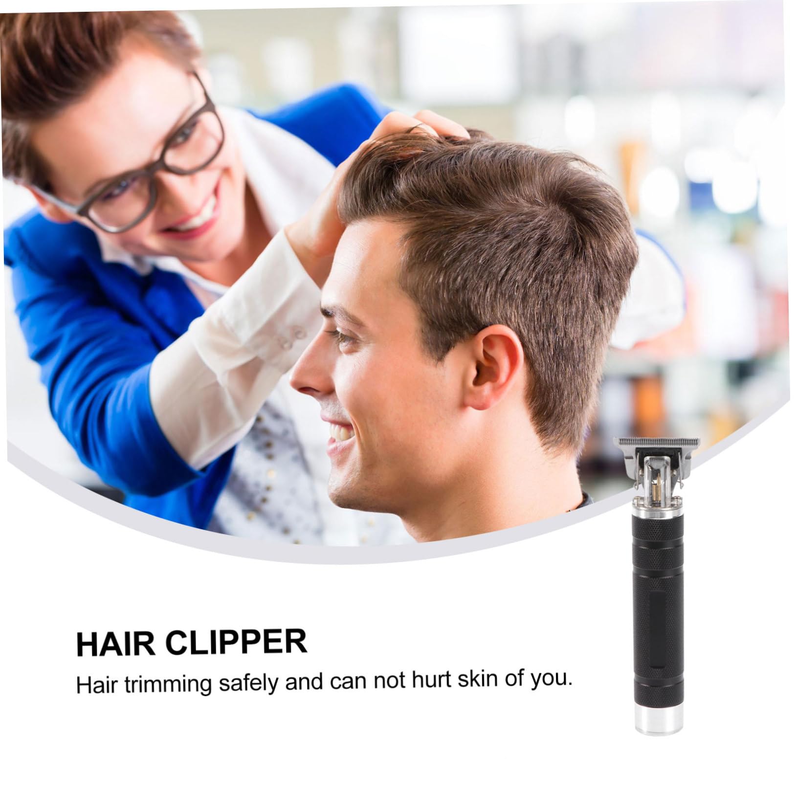 Baluue Elektrischer Haarschneider Haarschneidemaschine Mit Clipper Haarschneidewerkzeug Für Friseursalon Robustes Material Einfache Handhabung