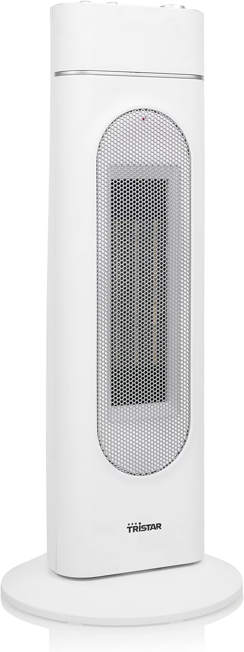 Tristar KA-5088 Ceramic Tower Radiator - 2-in-1 Fan Function for Rooms up to 20 m² 2000 W with Thermostat, White
