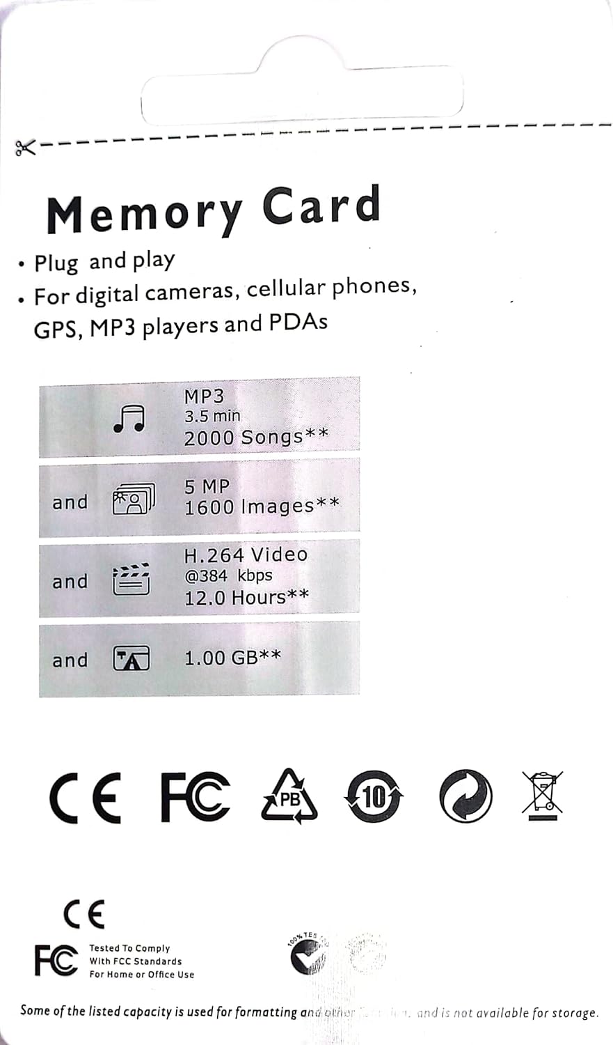 2TB Micro SD Memory Card with Adapter, Class 10, High Speed up to 100MB/s, Waterproof, Shockproof