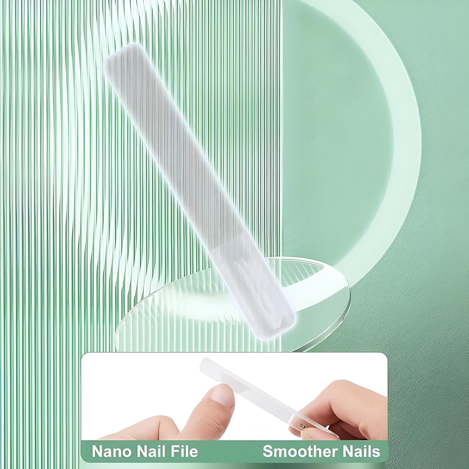 Jeyux 10 in 1 Nail Clippers Set, Large Toe Nail Clippers Kit, Sharp Stainless Steel Cutter for Thick Finger Nail, Professional Grooming Kits, Travel Nail Kit for Women (Light Green) 3