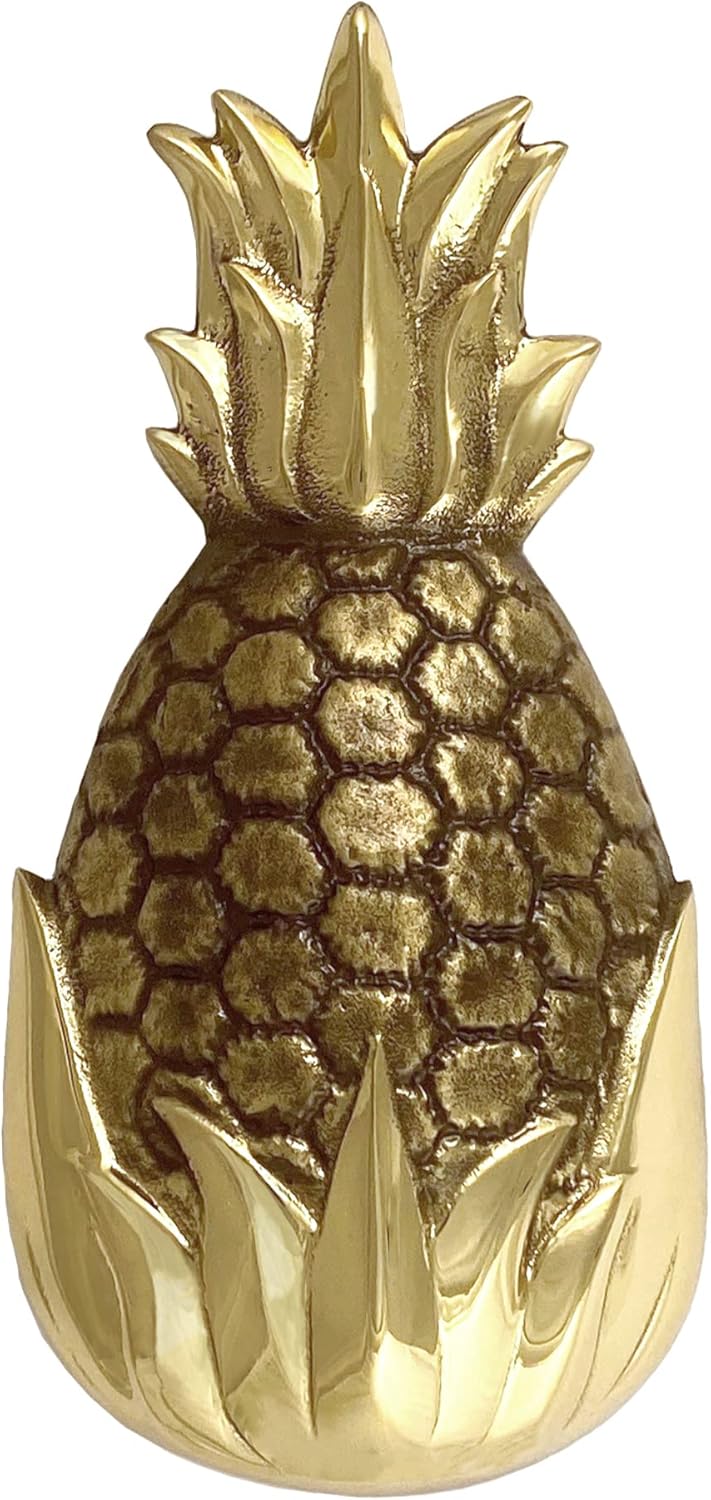 Michael Healy Pineapple Door Knocker - Brass (Standard Size)