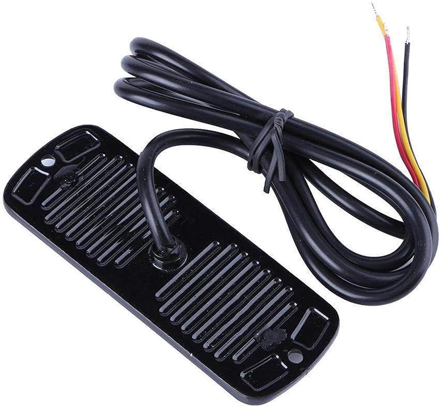 1pcs Led Strobe Warning Light Strobe Grille Flashing Lightbar Truck Car Beacon Lamp Amber Traffic Light 12V 24V Car Light(Flash Yellow White)