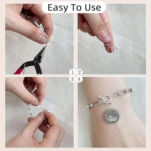 Miniatura 3 de Cierres de palanca S925 para fabricación de joyas, cierre de pulsera OT, cierres y cierres, cierres de collar de plata de ley 925, cierre de anillo