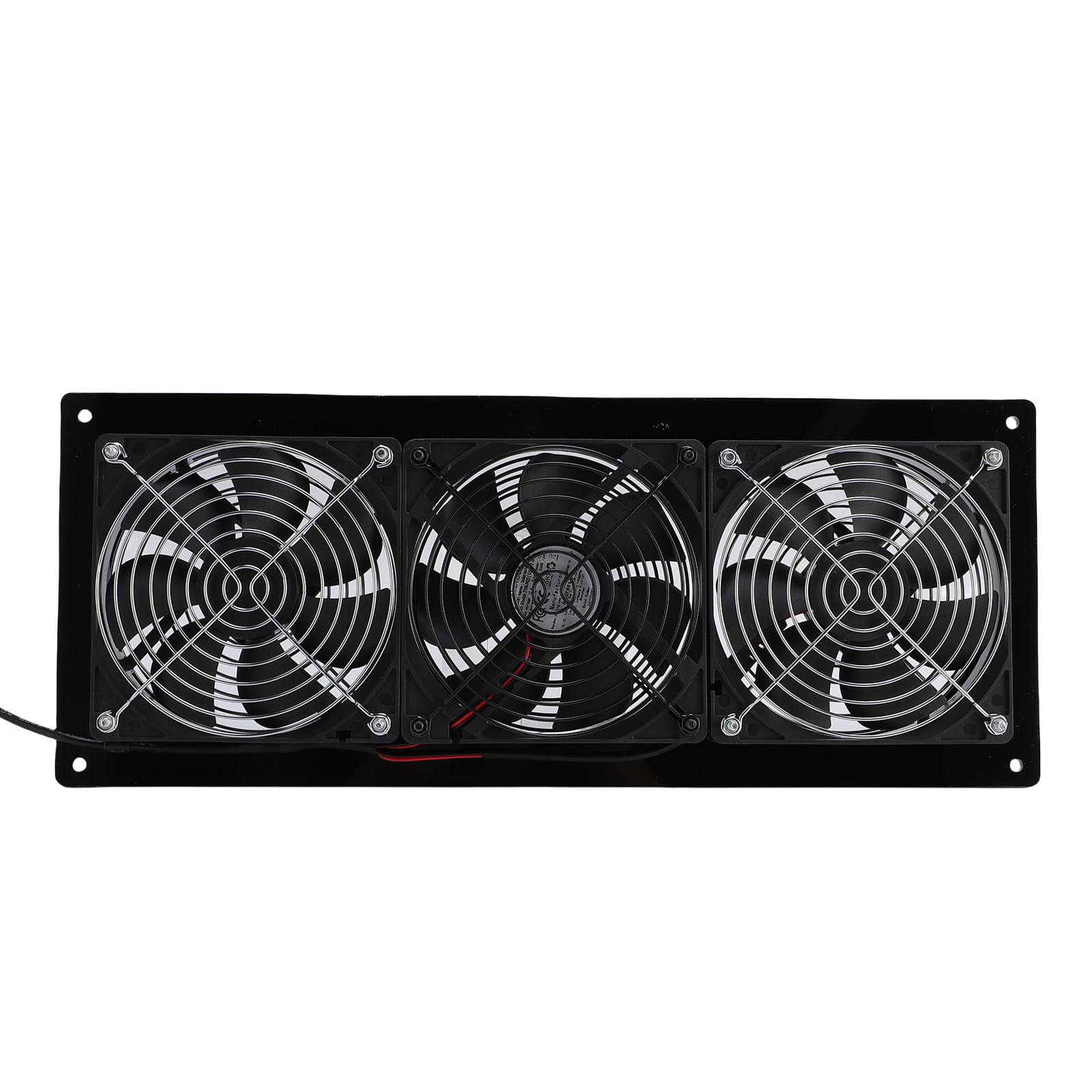 Generic Kit de Ventilador de Escape con Energía Solar, 25W, Resistente a la Intemperie, para Gallinero, Invernadero, Casa para Mascotas, Ventilación de Alta Eficiencia