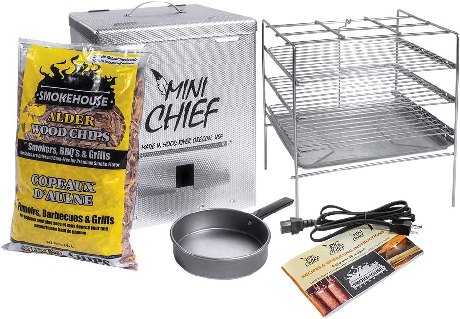 Smokehouse Mini Chief Smoker, Easy to Use Compact Electric
