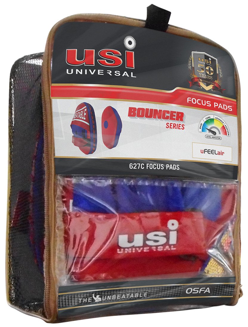 USI Vinyl and Suede Leather Lightweight Padding Focus Pad (Multicolour) 1