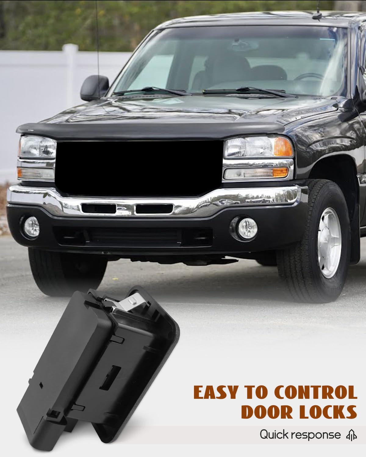 DS-2128 Power Door Lock Switch Control Button Fit for Chevy Silverado/GMC Sierra 1500 2500 3500 HD Classic 2003 2004 2005 2006 2007, Replace DS2128 D1455E 15077858 1S15839