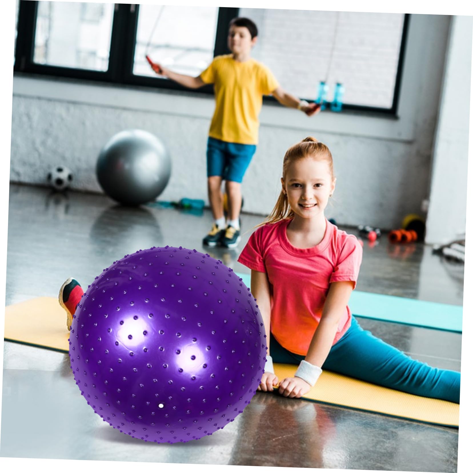 Anti Burst Igelball Tragbarer Gymnastikball aus Pvc