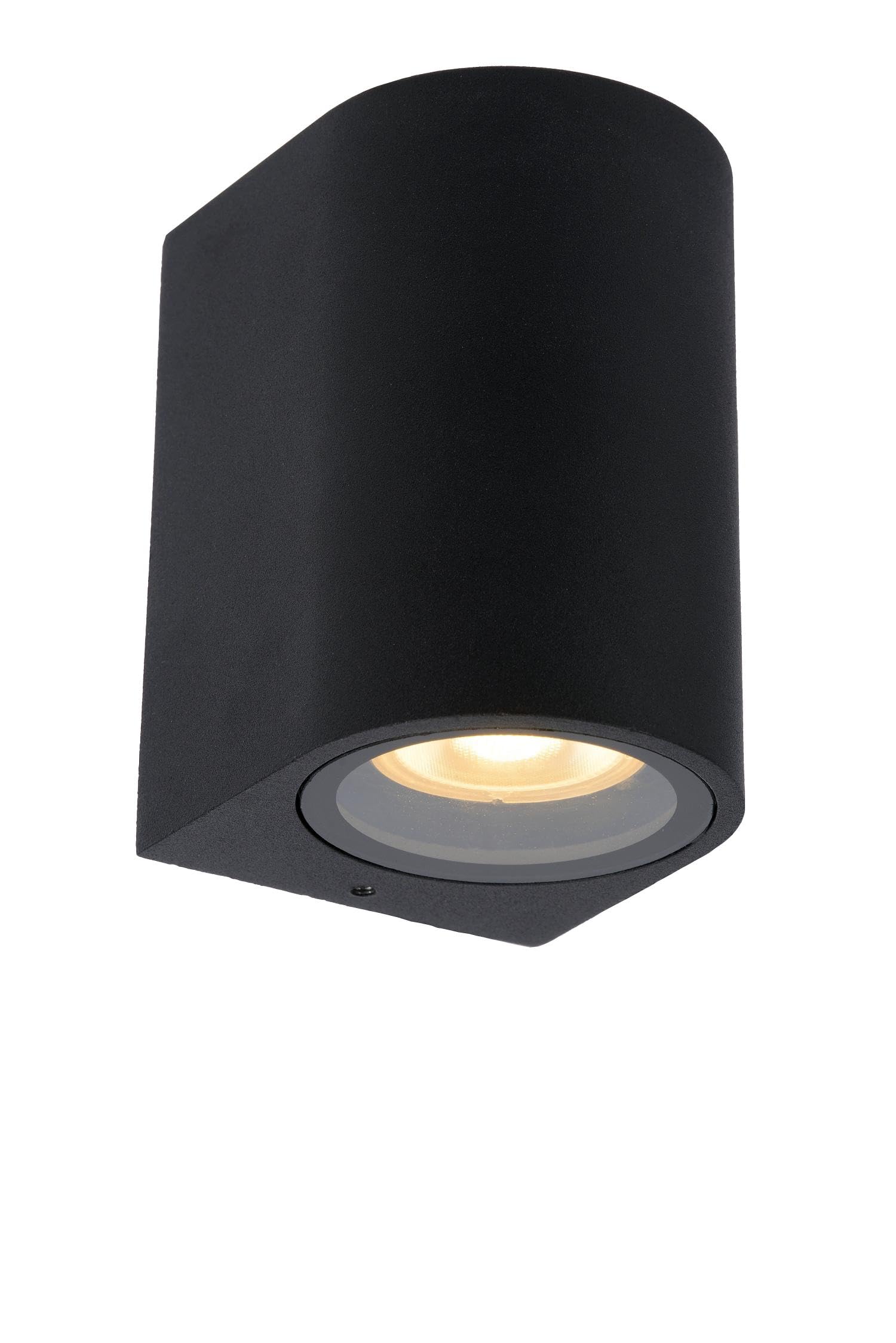 LUCIDE ZARO - Wall Spotlight/Wall Light Indoor/Outdoor - 1xGU10 - IP44 - Black