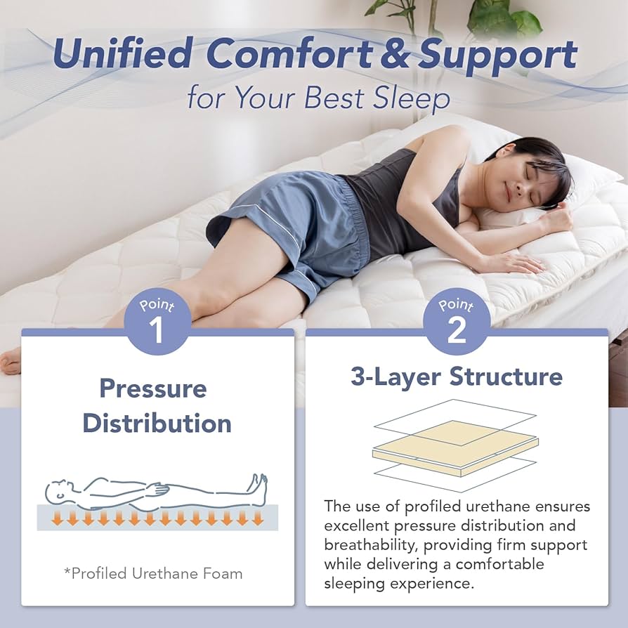 BOWRON Lambskin 敷き布団 Amazon.com: MORIRIN Japanese Floor Futon Mattress