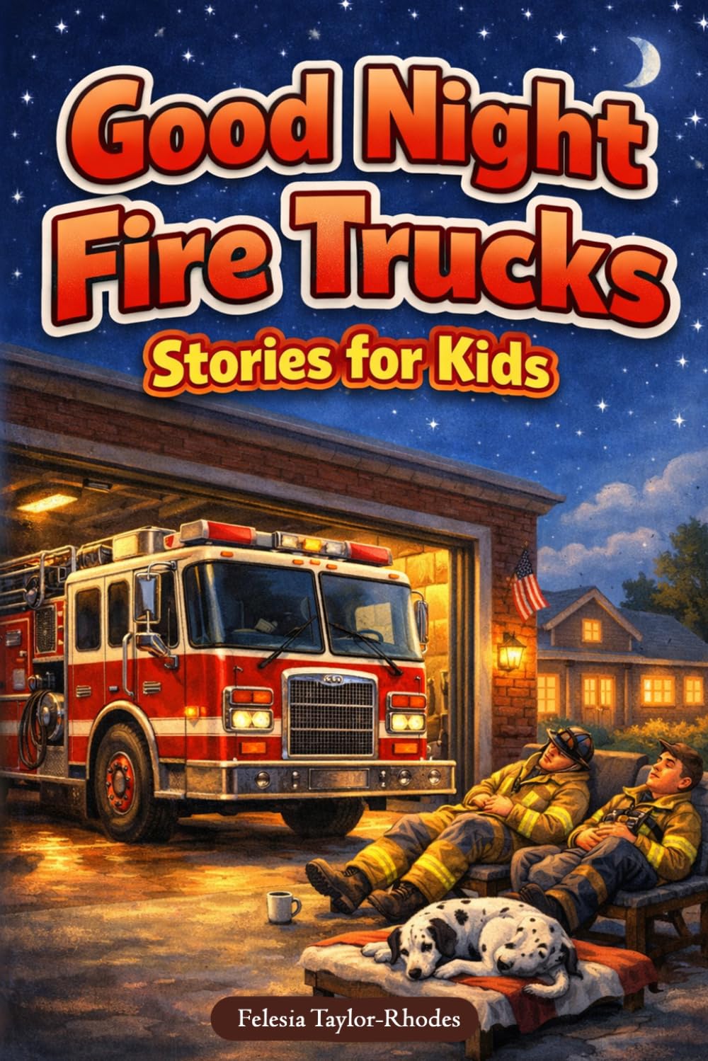 Good Night Fire Trucks Stories for Kids: Wind Down with Brave Fire Trucks, Quiet Night Calls & Gentle Rescue Tales