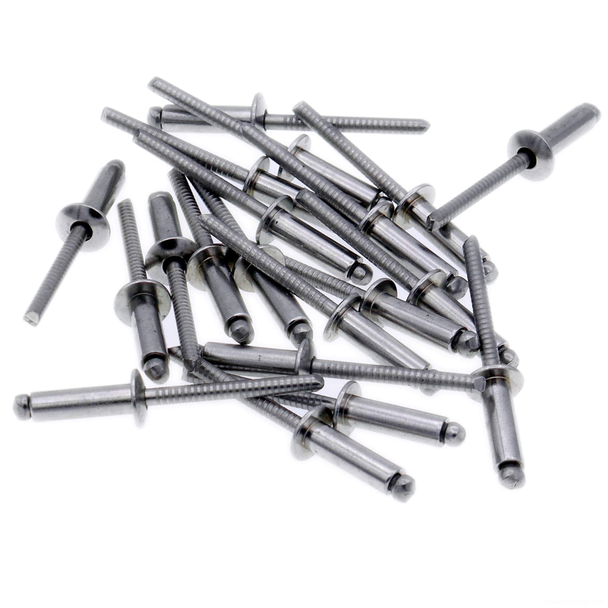 Singularity Supplies M4 (4Mm X 20Mm) Dome Blind Rivet - Stainless Steel (A2) (Pack Of 20)