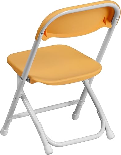 Miniatura 68 de Flash Furniture Paquete de 2 sillas plegables de plástico blanco para niños Blanco,Negro -,Azul,Marrón,Borgoña,Amarillo