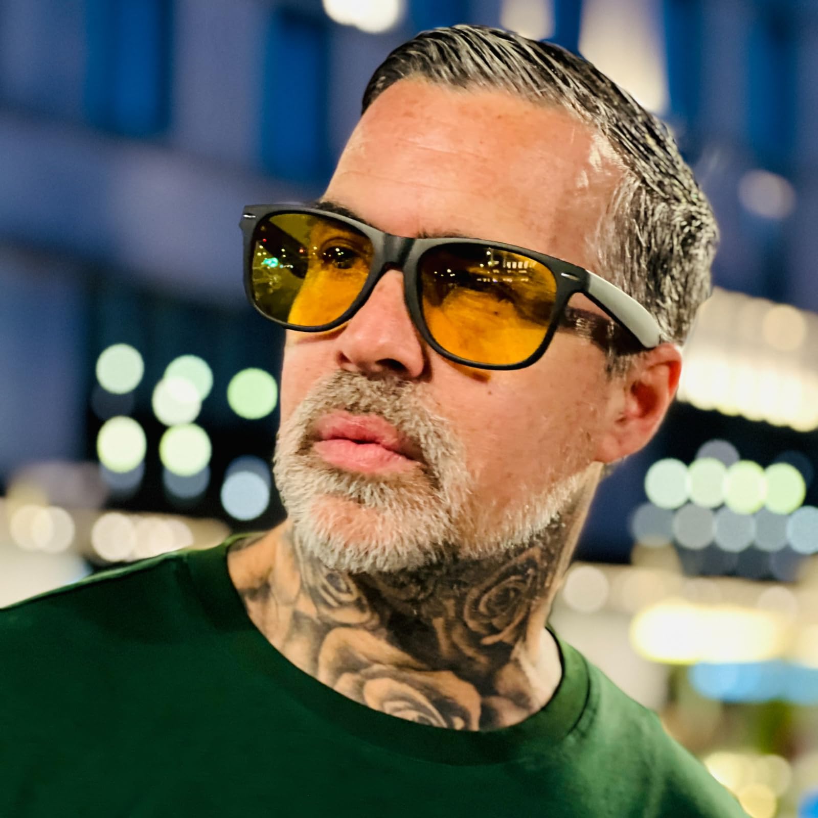 Gafas de sol polarizadas extragrandes de 155 mm para hombres y cabezas grandes y anchas, TR90, ultraligeras, protección UV400