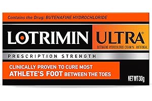 Lotrimin Ultra 1 Week Ringworm Cream - Prescription Strength Effective Treatment for...