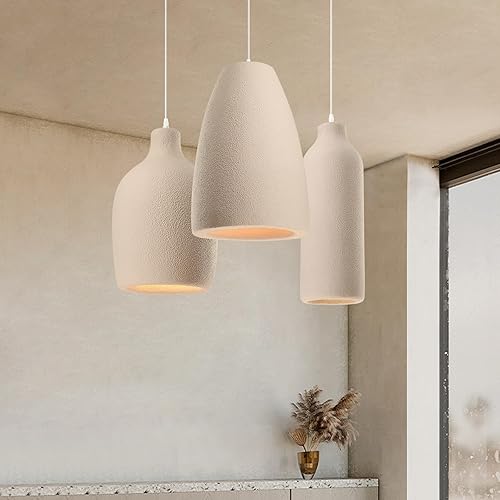 JAYMP Wabi Sabi - Lámpara colgante para comedor, cocina, isla, pasillo, restaurante, lámpara colgante E26, base japonesa, botella de vino, accesorio