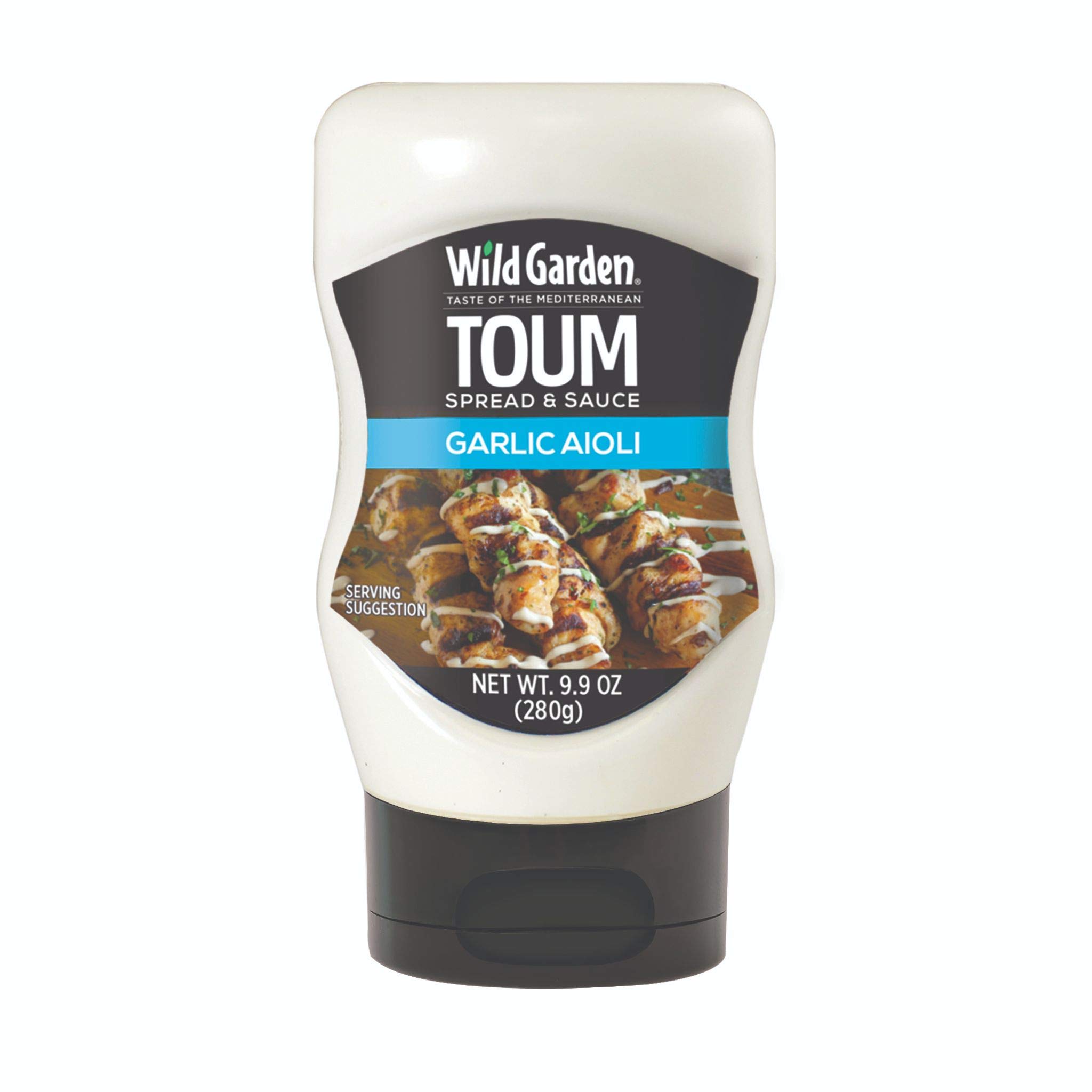 Wild Garden Easy Squeeze, Garlic Aioli, Toum, Great on Chicken Kebobs, Shawarma Wraps, Roasted Veggies, Grain Bowls, Fries and Mores! 9.9 oz