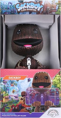 Miniatura 3 de Exquisite Gaming Sackboy A Big Adventure - Sackboy - Soporte original para teléfono móvil y controlador de juegos, soporte para dispositivos, cable