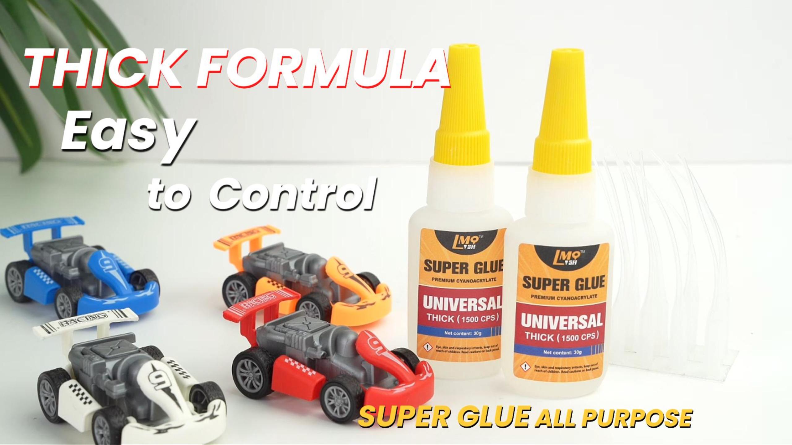 Image of Super Glue Thin and Thick Liquid CA Glue Clear 60g, All Purpose Superglue
