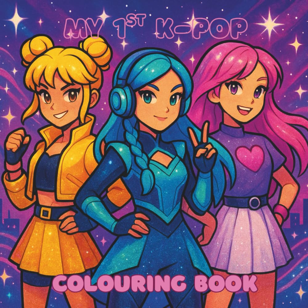 My 1st K-Pop: Colouring Book