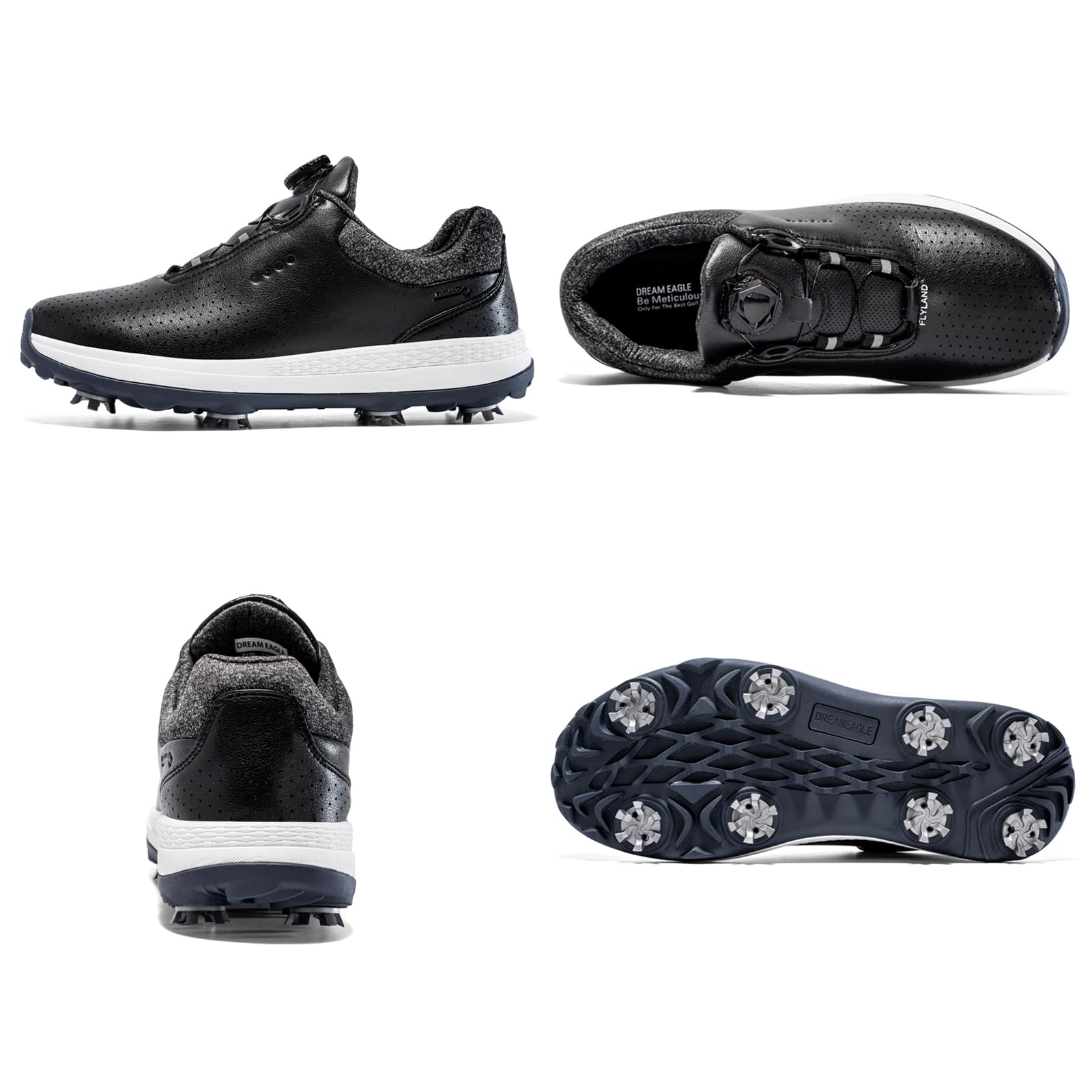 Zapatos De Golf Unisex, Profesionales Zapatillas De Golf Antideslizantes, Zapatillas De Deporte Informales con Cierre De Giro para Entrenamiento