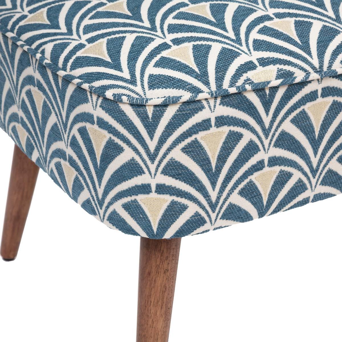 Fauteuil Chen Chiara Bleu Atmosphera
