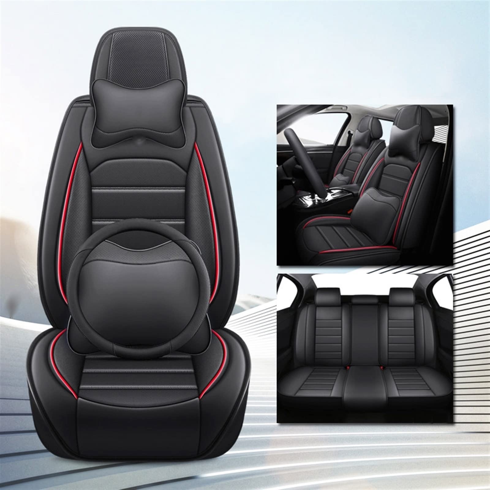 YOUZKA Car Seat Cushion Driver Seat Cushion Home Chair For Kia Sportage 2022 Stinger Stonic Spectra Niro Rio X Line Picanto accessories