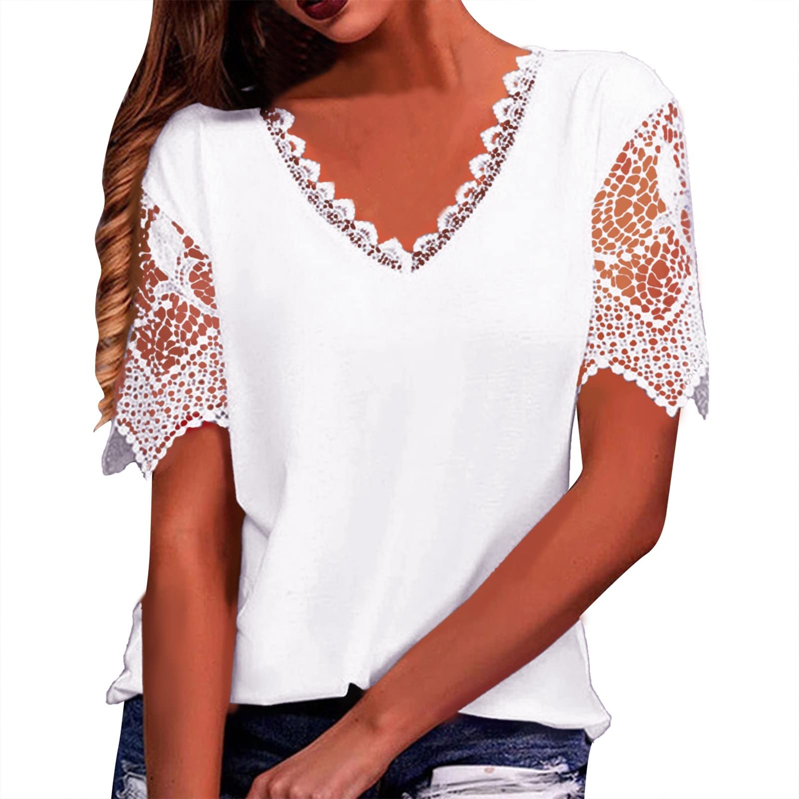 Womens Summer Blouses Athletic Sportswear Ladies Fitness Tank Top Running Vest Womens Casual Gym Sleeveless Sports Shirt Sequin Top for Women UK Basic (White, M)