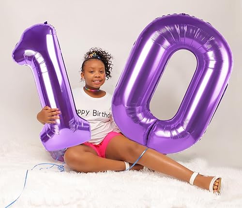 Vista 70 de Globo número 2 de 40 pulgadas, para decoración de cumpleaños y graduaciones, para niños y niñas (color verde claro)