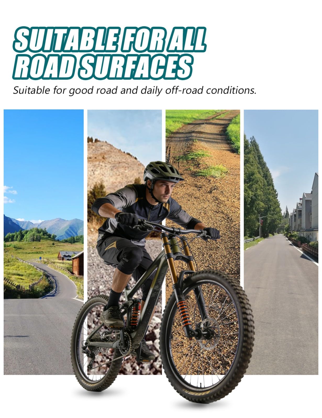 Fahrradreifen 16/20/22/24/26/27.5 Zoll - mit Fahrradschlauche mit Schlauch & Reifenheber Bike Tires Reifen für Mountain Bike/Citybike/Rennrad