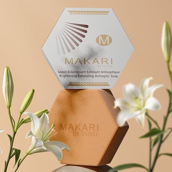 MAKARI Classic Exfoliating Antiseptic Soap (7 oz) | Helps Revitalize Skin | Supports a More Even-Looking Complexion | Detoxifies & Removes Impurities