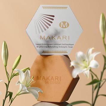 MAKARI Classic Exfoliating Antiseptic Soap (7 oz) | Helps Revitalize Skin | Supports a More Even-Looking Complexion | Detoxifies & Removes Impurities