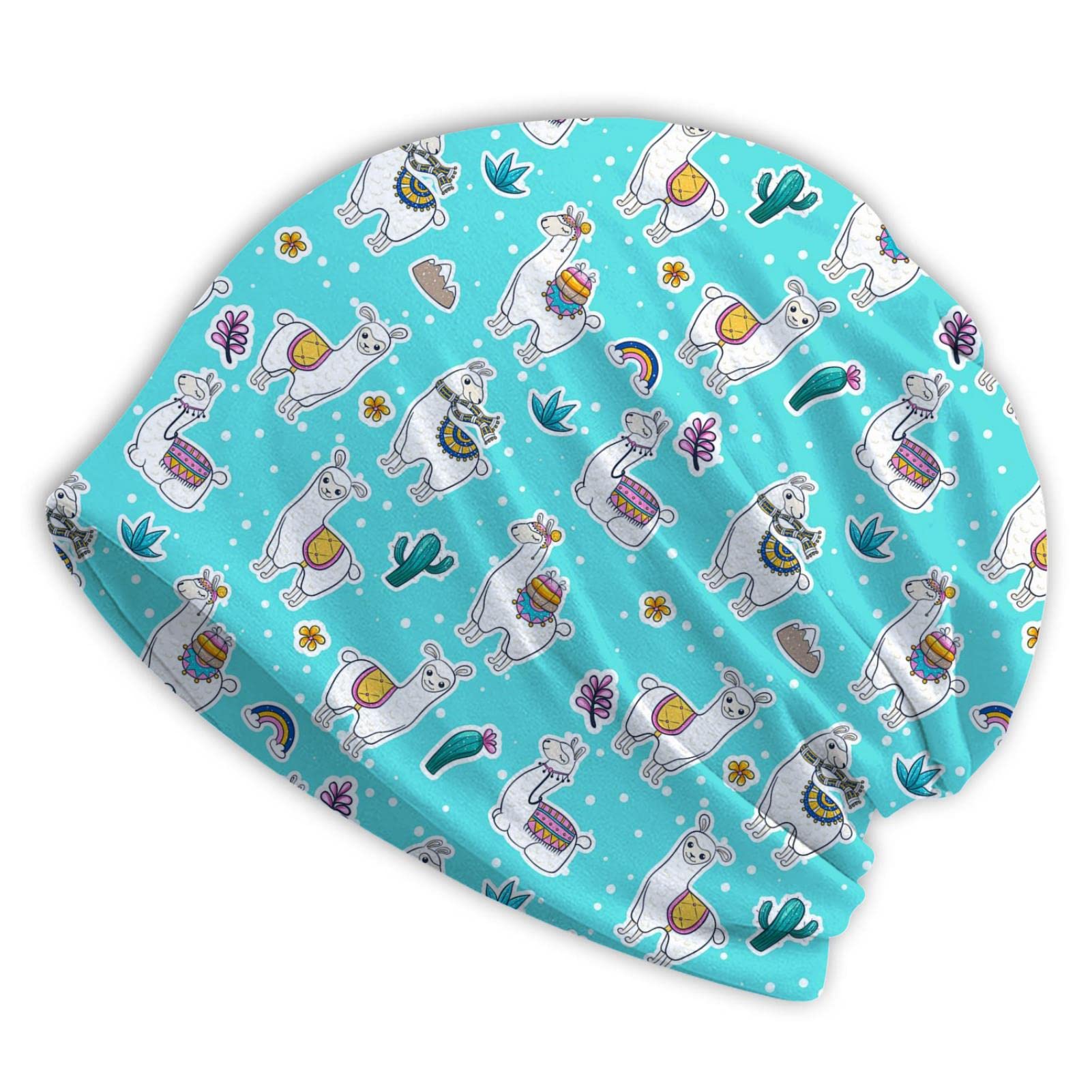 Wtiqlky Graphic Slouchy Beanie Chemo Hat, Banana Skull Cap Head Scarf Headwraps Cancer Hats for Women Men