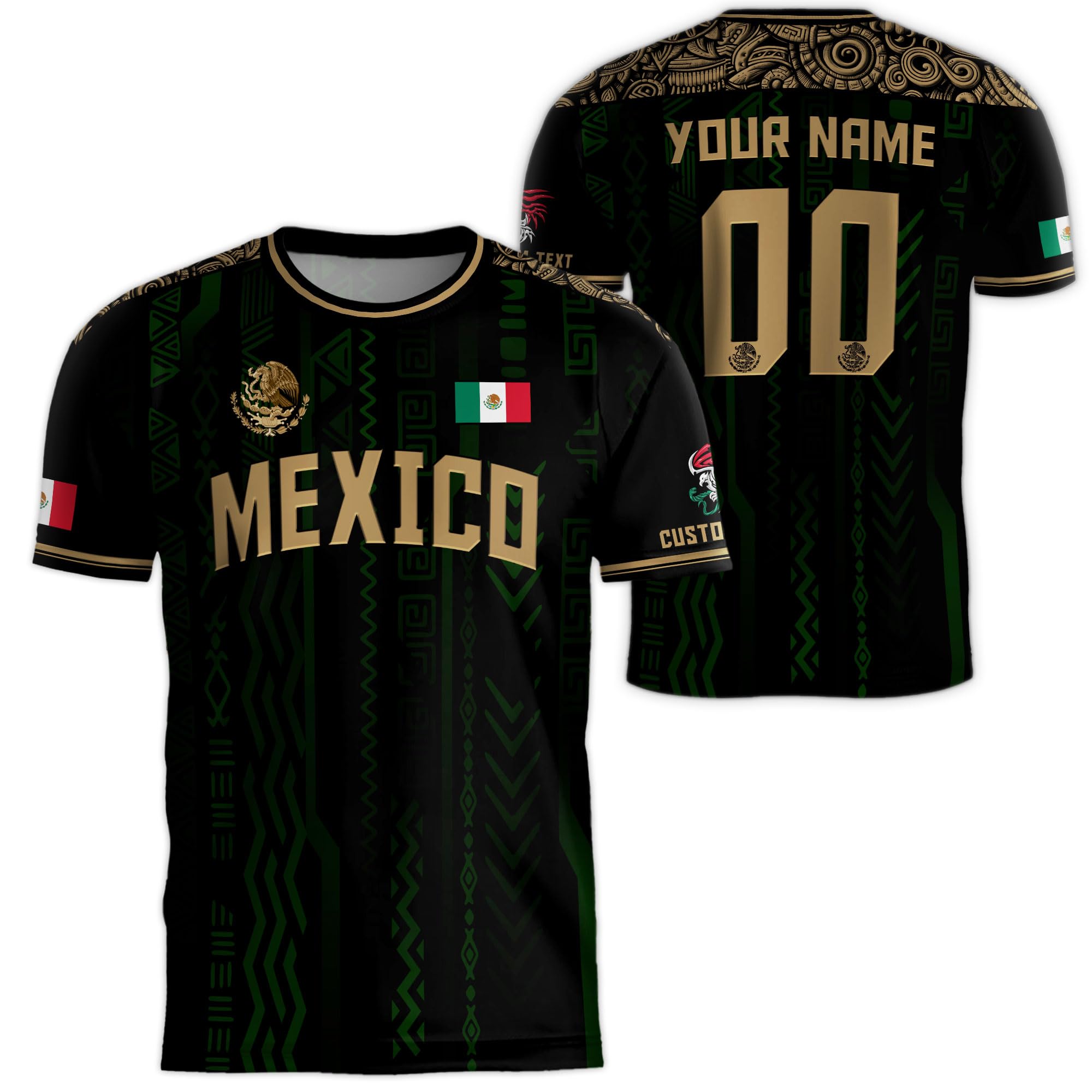 Customized Mexico Soccer Jersey, Vintage Jersey for Men 4
