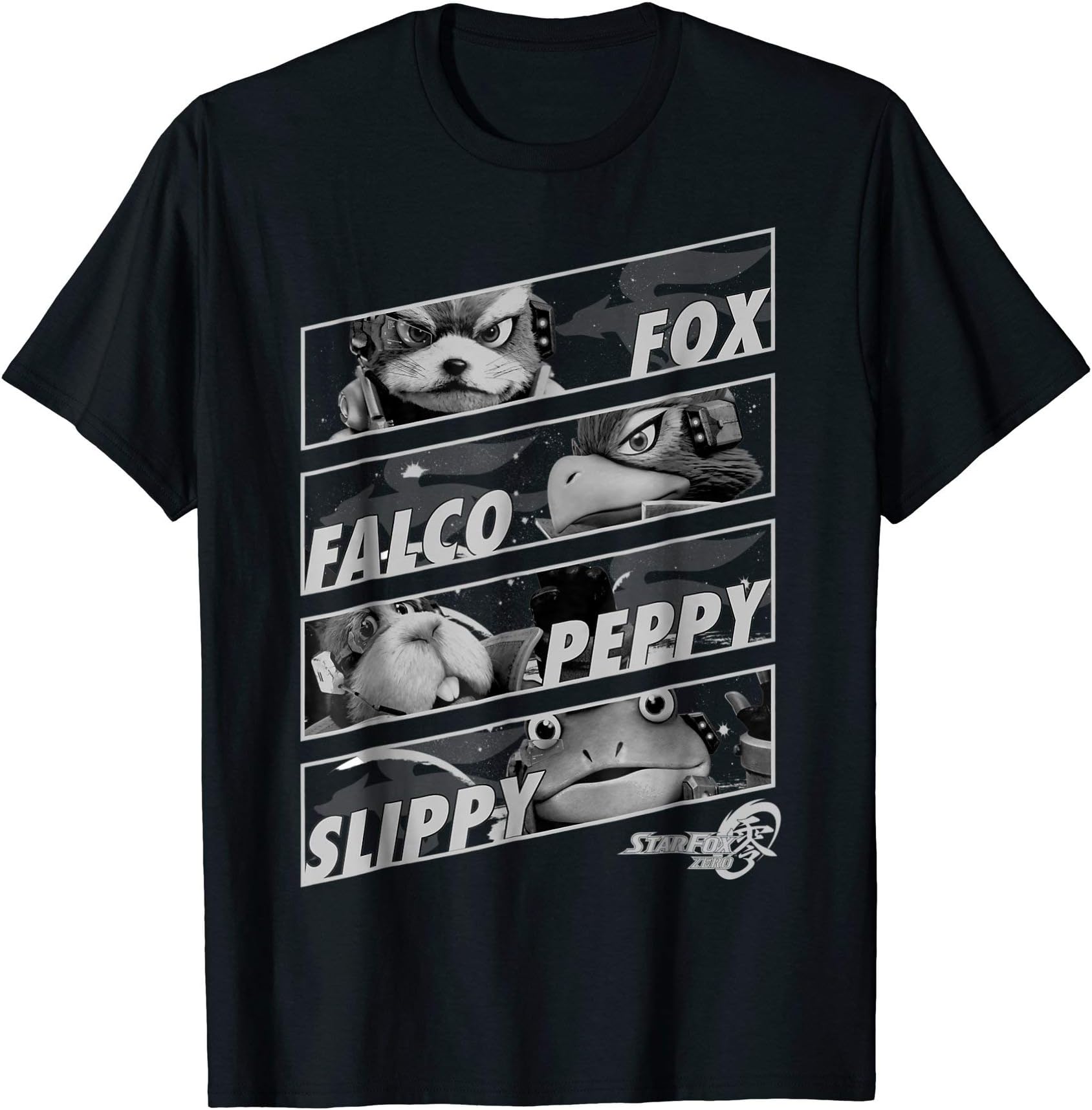 Star FoxZero Tilted Team Group Shot Graphic T-Shirt T-ShirtOEKO-TEX STANDARD 100