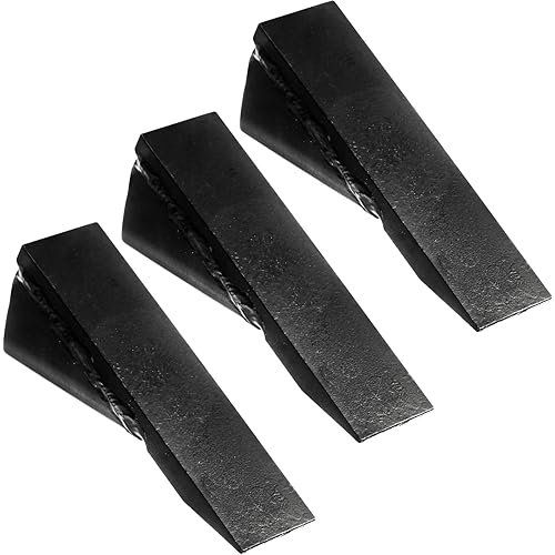 Shimeyao 3 Pack Replacement Box Blade Shank Points Box Scape Blade Ripper Shanks Tips Crimp, Weld on, Replacement, Digging, Plowing for 3/4 Thick Shanks or Tractor Scarifier