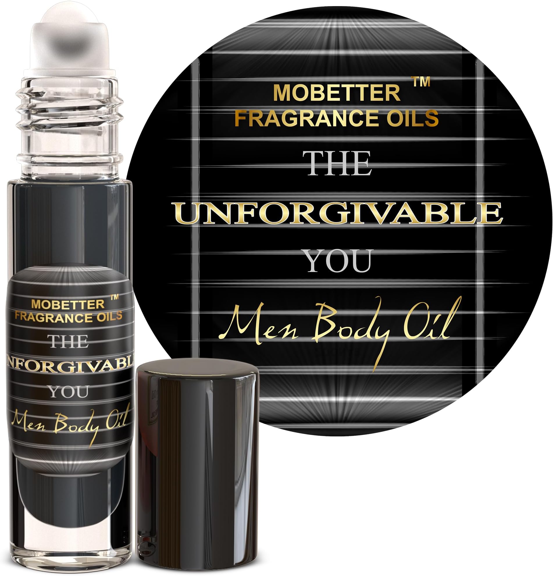 MOBETTER FRAGRANCE OILS The Unforgivable You Cologne Men Body Oil 1/3 oz roll on