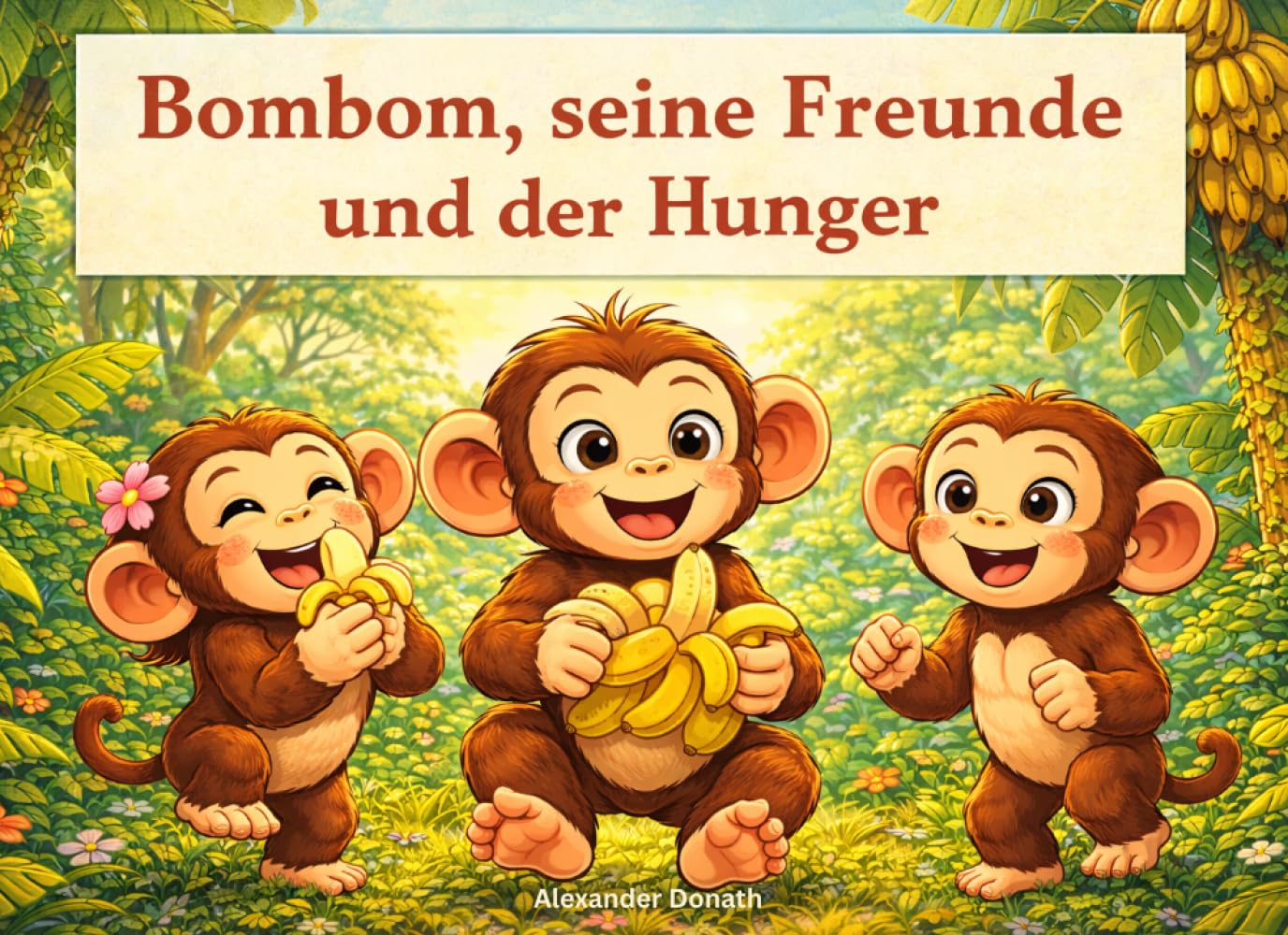 Kinderbuch: Bombom, seine Freunde und der Hunger: Für Kinder ab 3 4 5 Jahren
