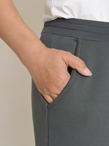 Miniatura 6 de Weintee Pantalones pequeños de forro polar para mujer, pantalones deportivos con forro de sherpa para invierno