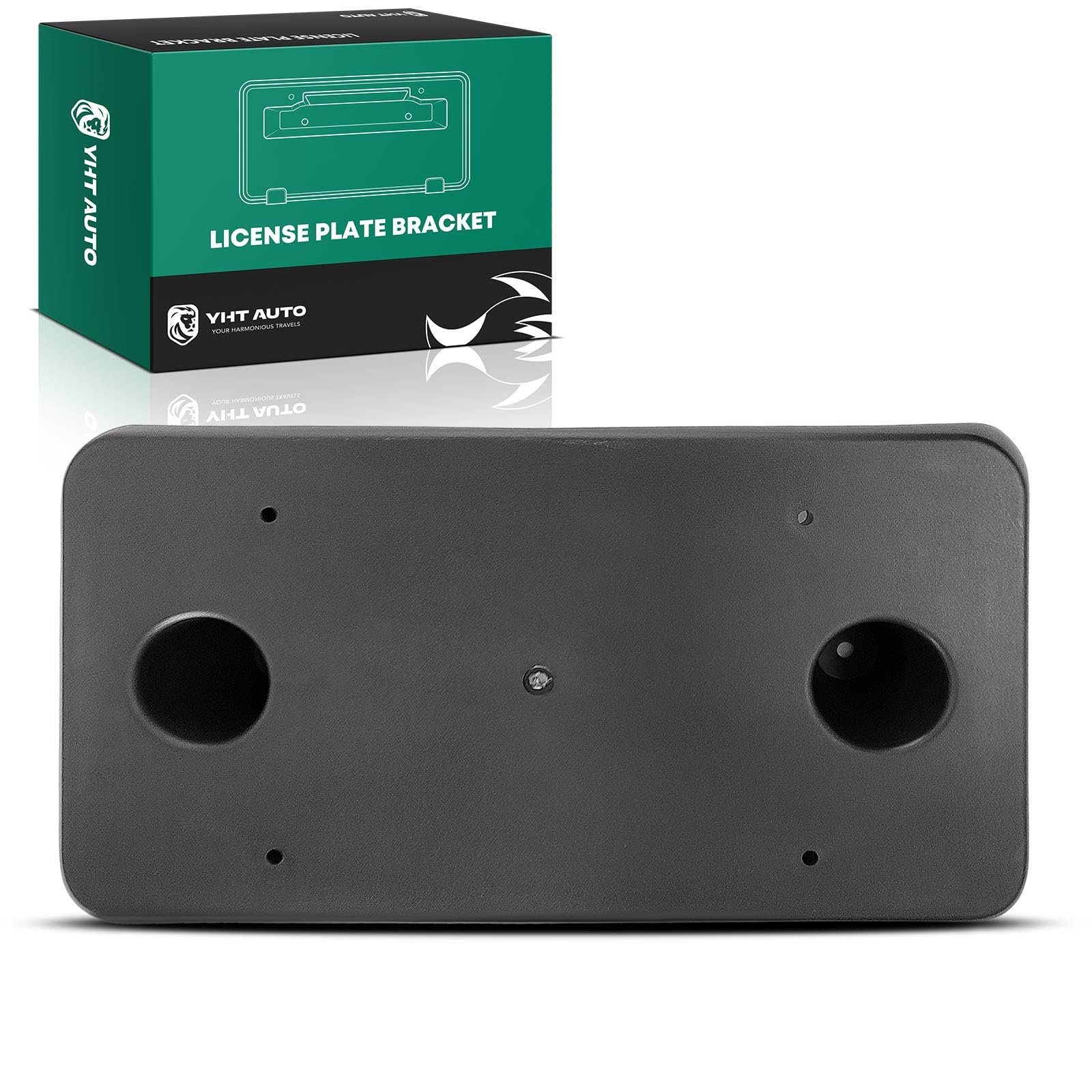 No Drill Front License Plate Mount For Chevy Blazer 2019-2024 - Anti-Theft Bracket Holder, Black - View #10