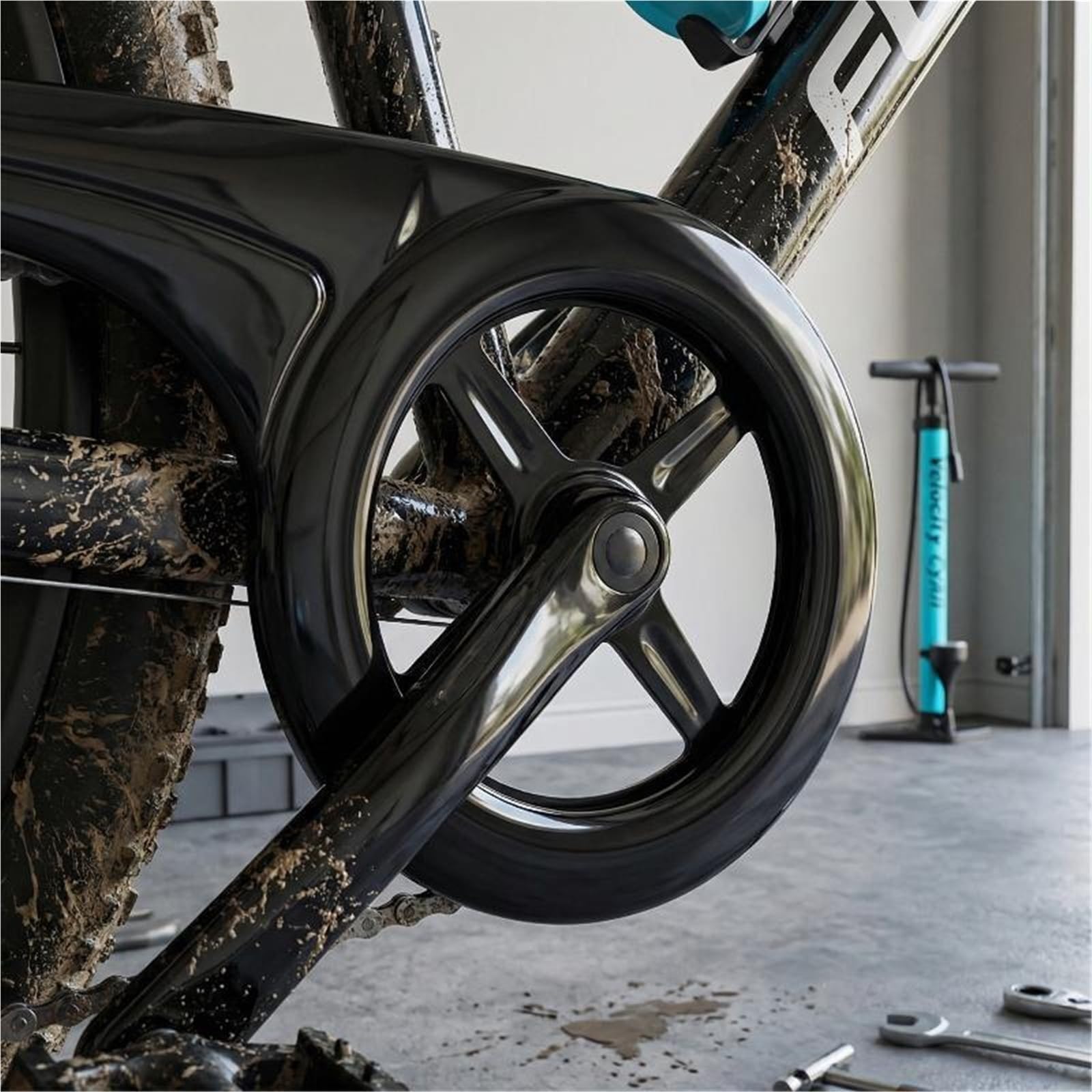 Copricatena Bicicletta 1 Set di Protezione Universale for Catena for Bici, Copertura in plastica PP for Scatola di Protezione Grande for Corona 40-46T