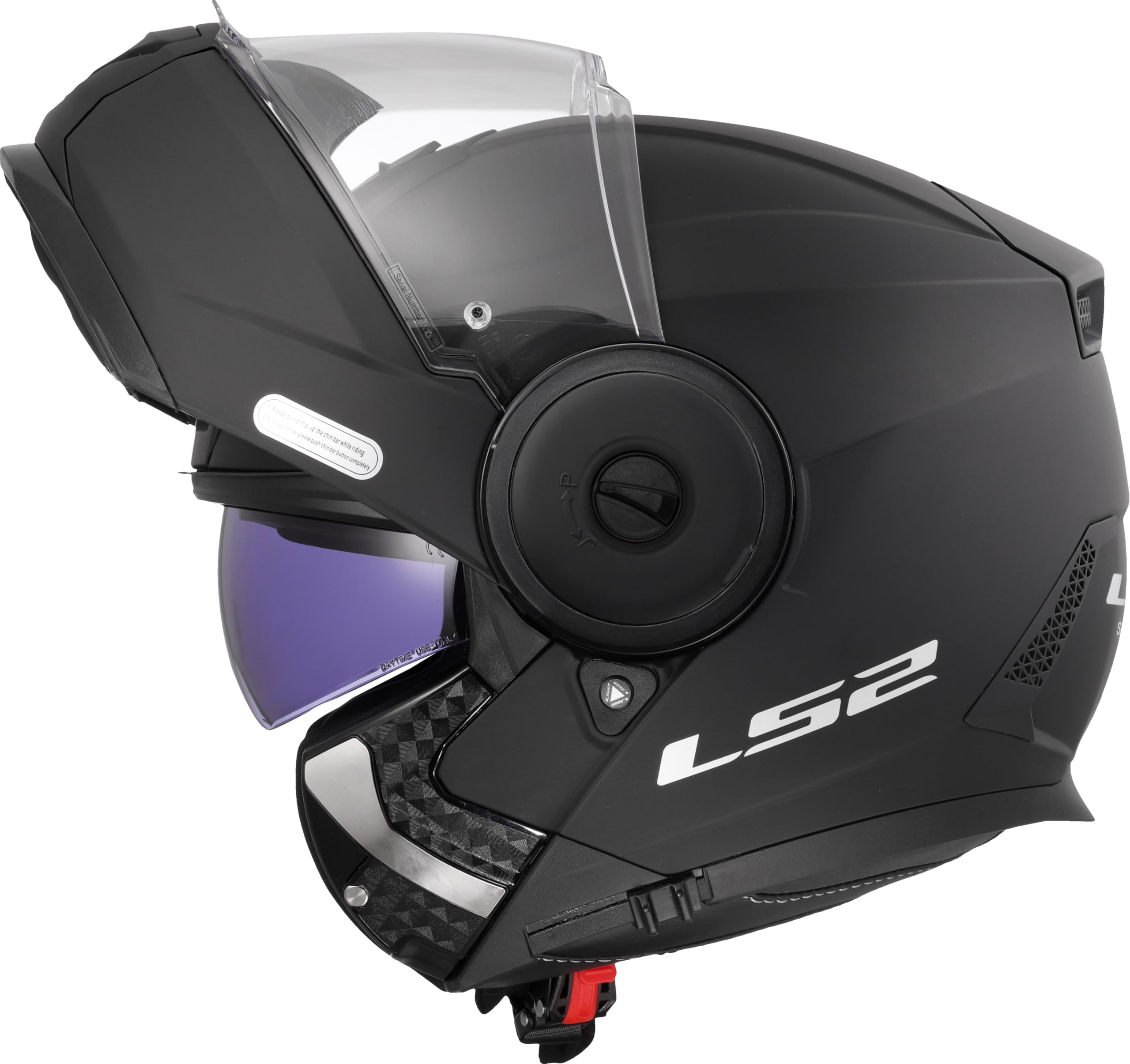 LS2, Modularer Motorradhelm Scope II SOLID Matt Black