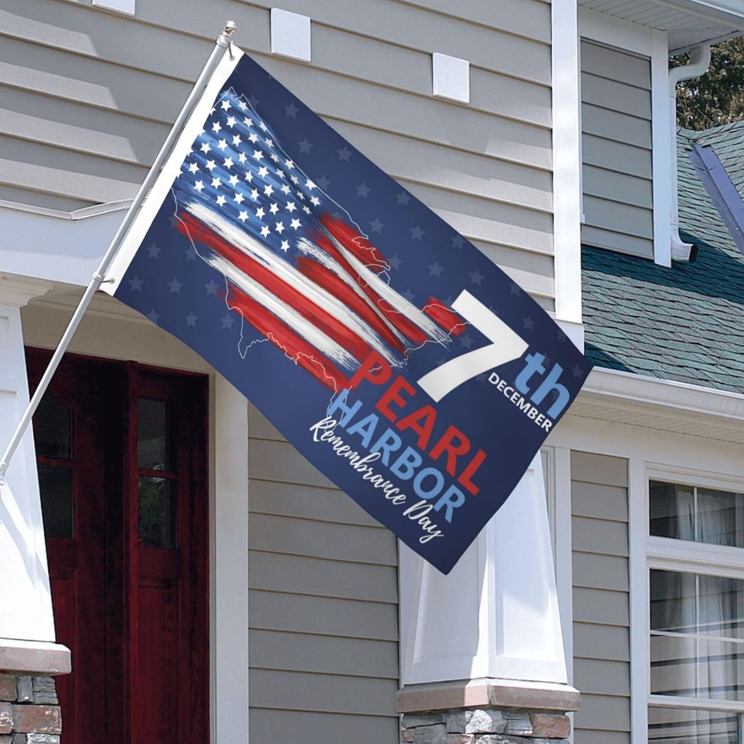 National Pearl Harbor Remembrance Day Flag 3x5 Ft Flags Double Side Garden Flag Banner Decor For Home Lawn Yard Outdoor Indoor