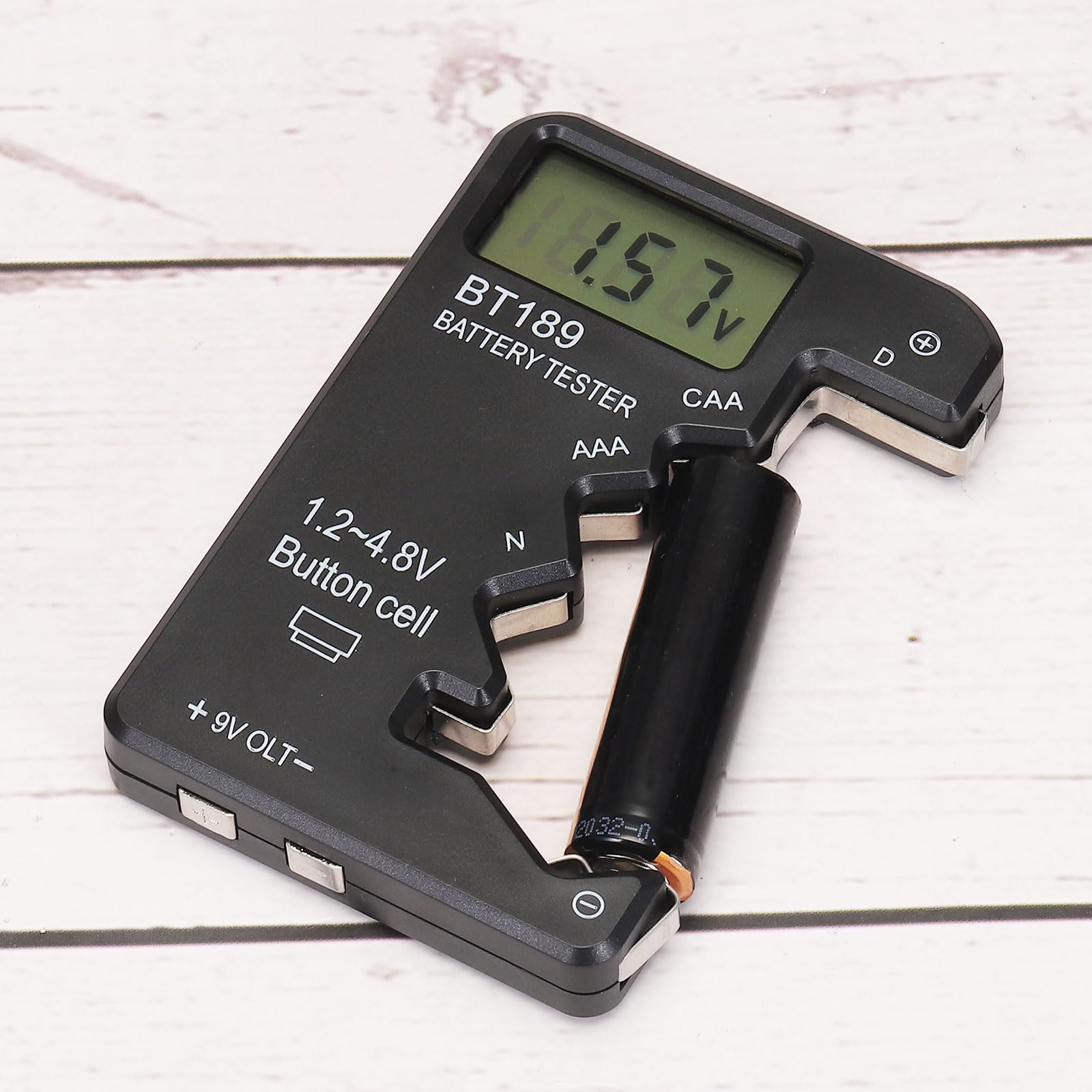 GTIWUNG 2pcs Digital LCD Battery Tester, Battery Tester, Battery Tester, BT-168D - 2