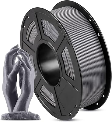 21 – ANYCUBIC 3D Printer Filament PLA 1.75mm, FDM Printer Filament 1kg Spool (2.2 lbs), Dimensional Accuracy +/- 0.02 mm (1kg, Gray)
