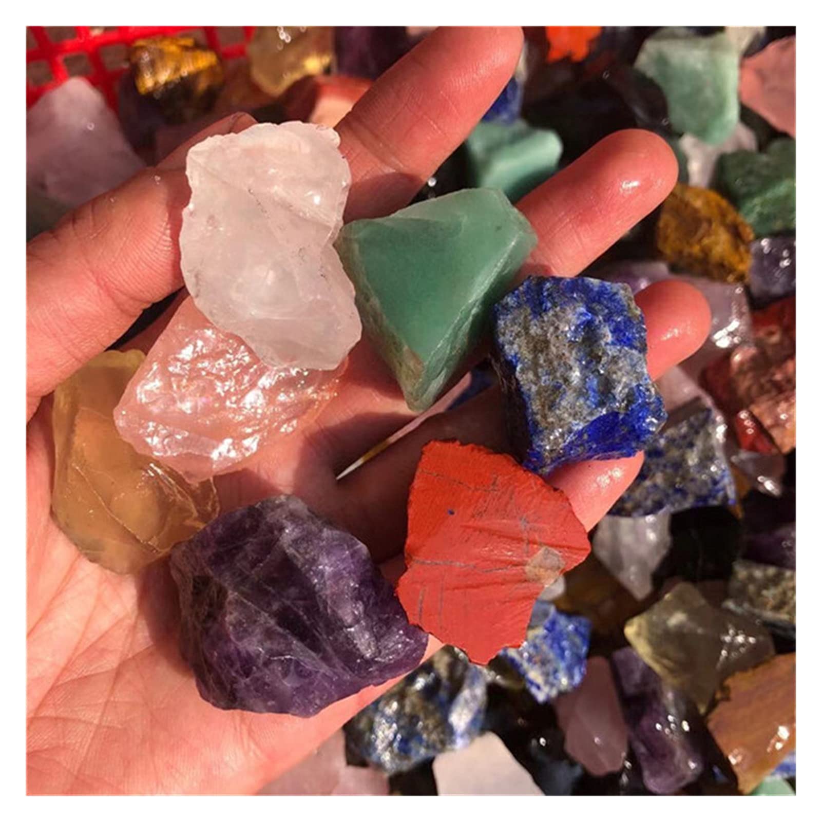 Quartz naturel mixte JCAKES pour purifier l'atmosphère de votre espace de méditation
