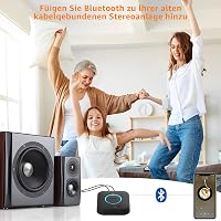 1Mii B06 Plus Bluetooth HiFi Vevő - Vezeték Nélküli Audio Adapter aptX HD/Adaptive Bluetooth 5.3 Technológiával, 3D Surround Hangzással, 50m 2