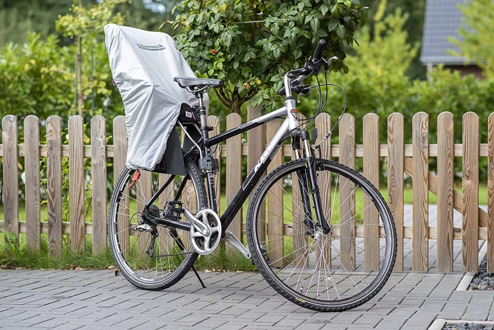 Rubberneck Copertura Universale Per Rimorchio Bicicletta – Grigio Riflettente, Impermeabile, Con Cinghia E Custodia Integrata