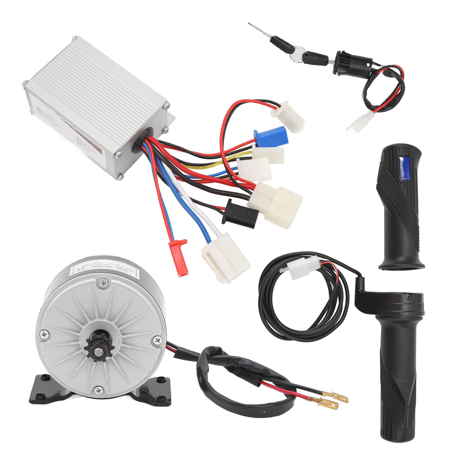 Manopole Acceleratore e Kit Controller Motore 24V 250W per Appassionati di Bici Elettriche e Scooter Fai da Te